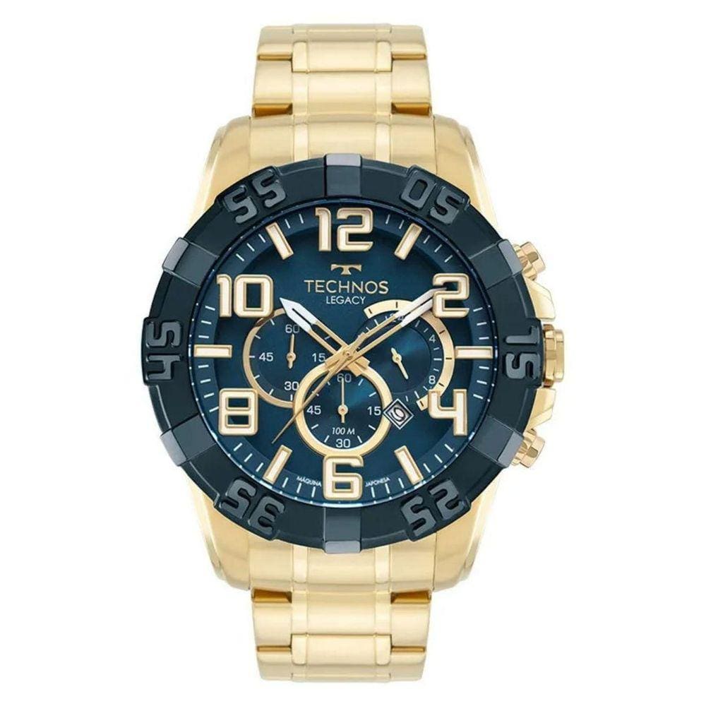 Relogio Technos Masculino Legacy Dourado Os20Iqs/1A