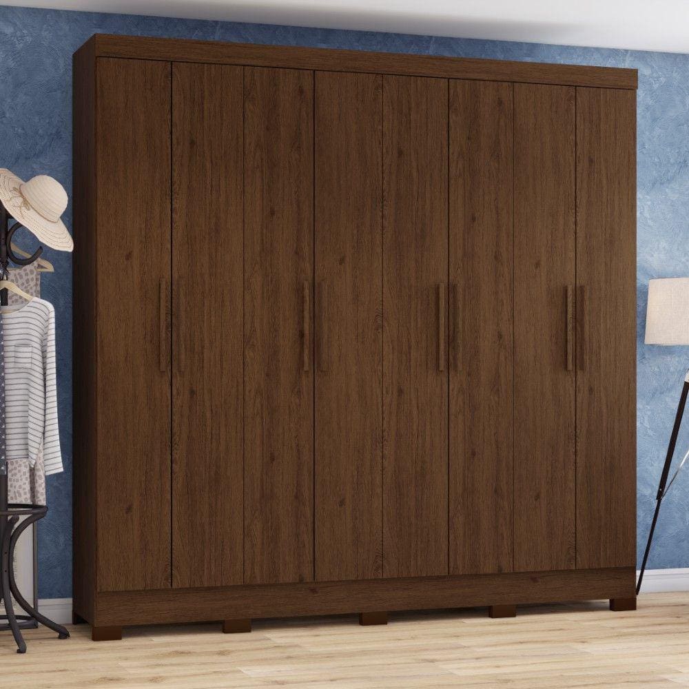 Guarda Roupa Casal 8 Portas 4 Gavetas B51 Briz