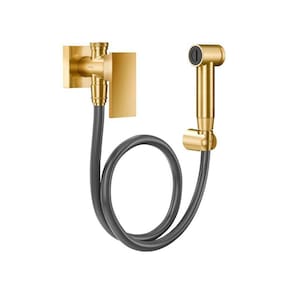 Ducha Higiênica Docol New Edge 925672 com Registro e Derivação Ouro Escovado