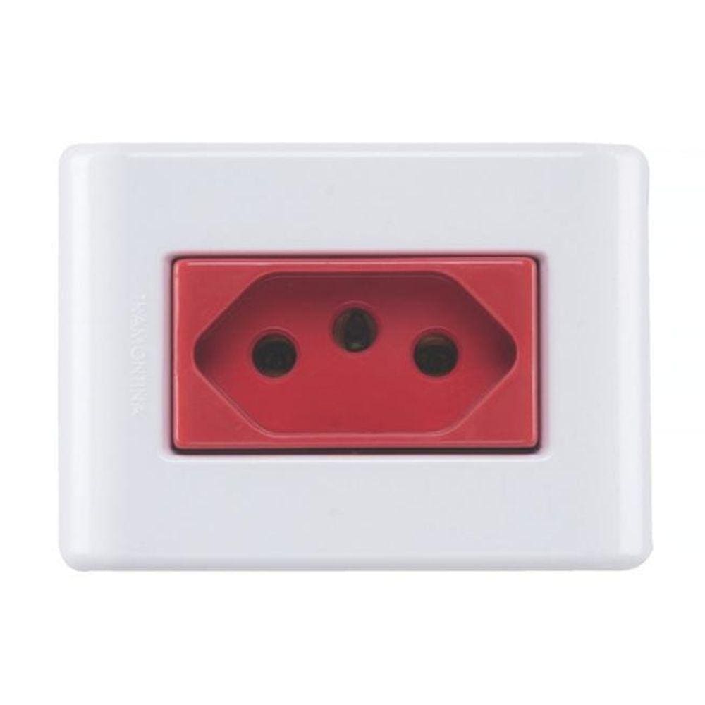 Caixa Sobrepor 1 Tomada 2P+T 20 A 250 V Tramontina Lizfle...