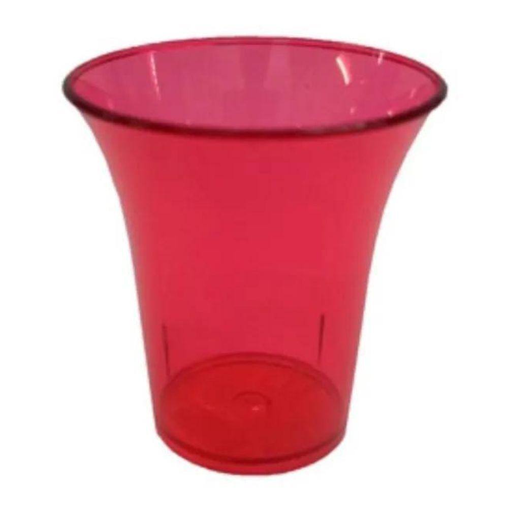 Copo Cálice Vermelho Para Bandeja De Santa Ceia 100 Und