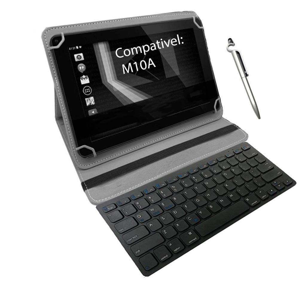 Melhor Capa Com Teclado Para Tablet Multilaser M10A + Caneta