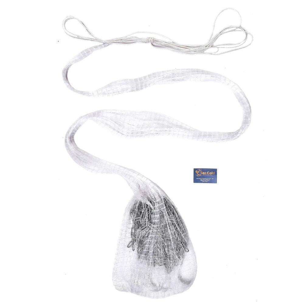 Tarrafa Para Pesca Com Corrente Malha 1.5 Cm 8 Metros