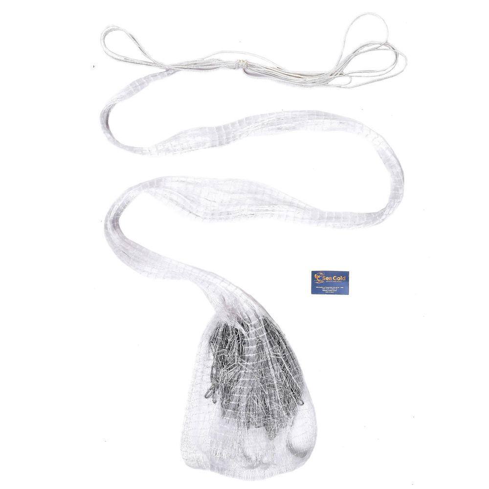 Tarrafa Para Pesca Com Corrente Malha 1.5 Cm 8 Metros