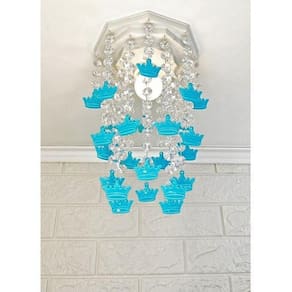 Lustre Plafon Luminária De Teto Quarto Bebê De Menino Coroas