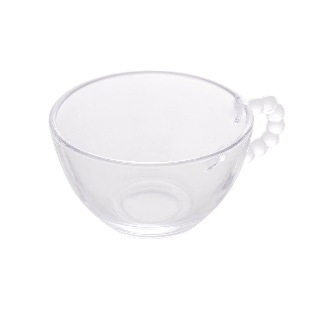 Conjunto 4 Xícaras Chá Cristal S/Pires Pearl 180Ml - Wolff