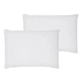 Kit 2 Fronhas 100% Algodao Percal 200 Fios Branco