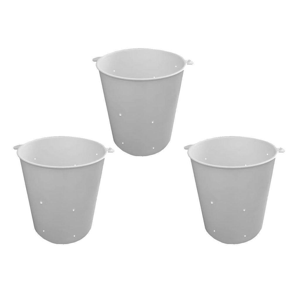 Kit 3 Formas Queijo Frescal 500G Polietileno Opusplast