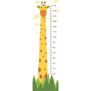 Adesivo Régua de Altura Crescimento Infantil Girafa