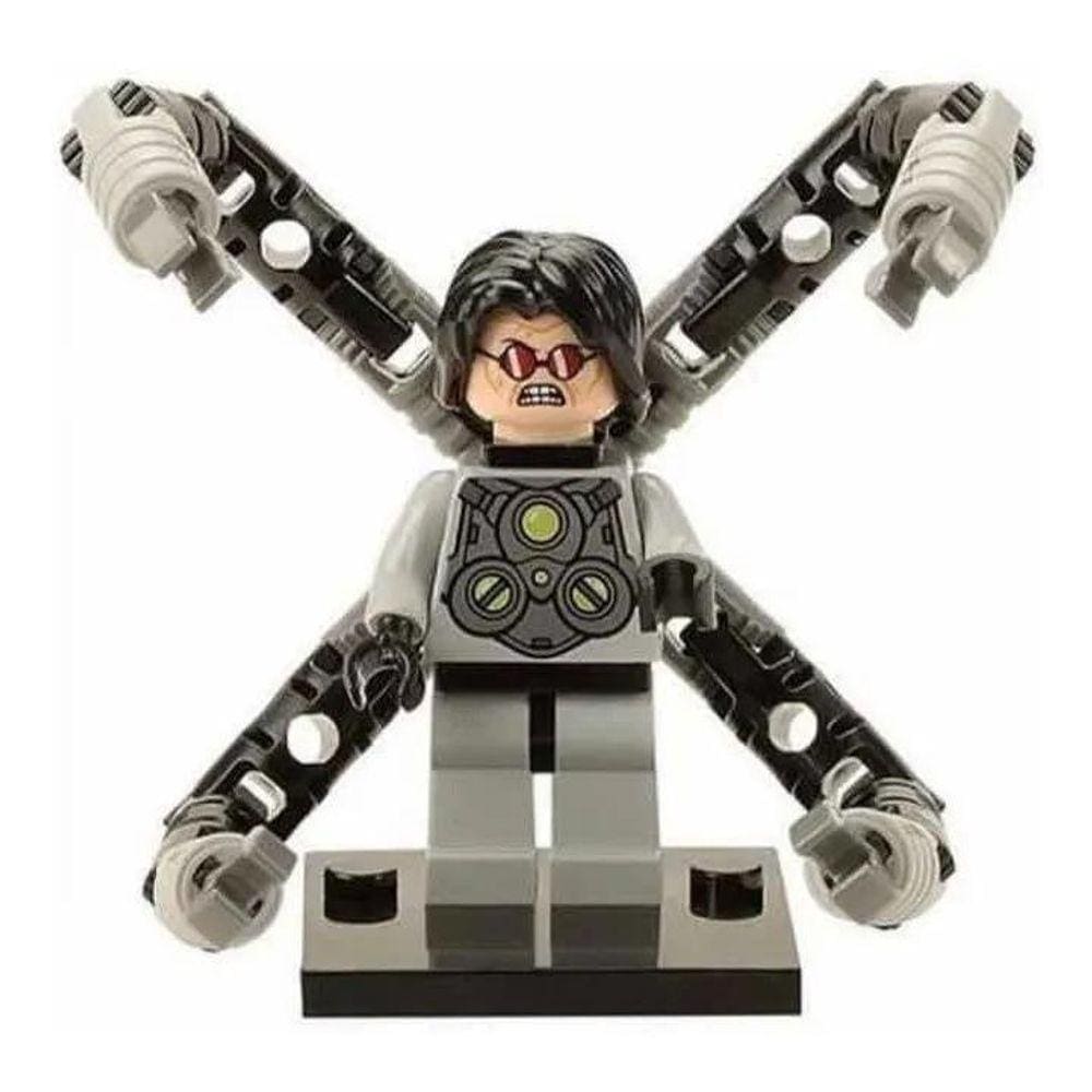 Boneco Blocos De Montar Dr. Octopus Homem Aranha Especial