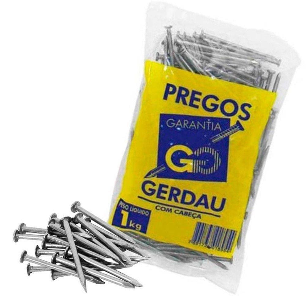 Prego Galvanizado Com Cabeça 17X27 1Kg - Gerdau