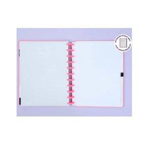 Caderno Inteligente G+ All Pink Pauta Branca