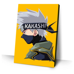 Quadro Decorativo Naruto Sasuke Kakashi Anime Plaquinha Decorativa