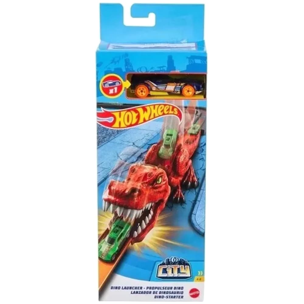 Pista Hot Wheels City Lançador Nemesis GVF42 Mattel