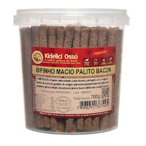 Bifinho Macio Palito - Kidelici Osso - Sabor Bacon - 700G