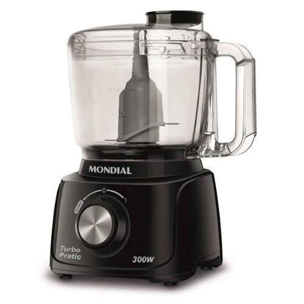 Mini Processador de Alimentos 500ml Preto MP-16-B,220v, 300w