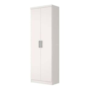 Armário Multiuso Henn 2 Portas 6 Prateleiras Margarida Branco
