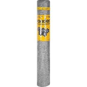 Tela Metálica Pinteiro Hex Malha 1`` Bwg24 1,5m 50m Vonder