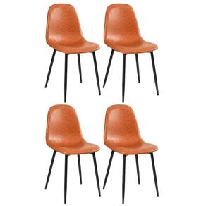 Kit - 4 X Cadeiras Estofadas Montana - Caramelo