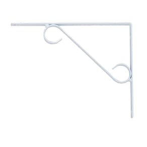 Cantoneira Branca Suporte De Parede Prateleira Em S 30X50Cm