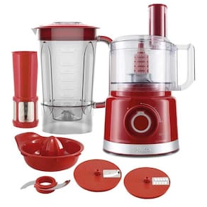 Multiprocessador Philco 5 Em 1 Turbo Pmp1500V Vermelho 127V