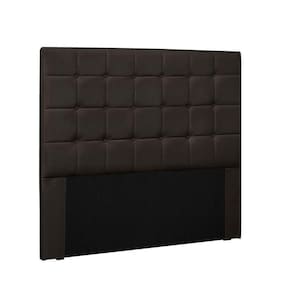 Cabeceira Verona Cama Box Queen 160 Cm Corino Marrom