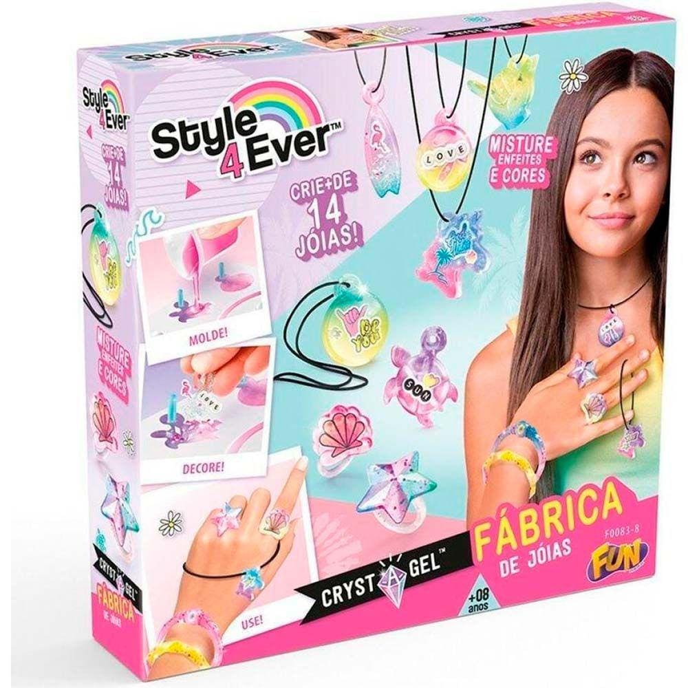 Conjunto Bijuterias Infantil - Fábrica de Jóias - Style4Ever - Fun Divirta-se
