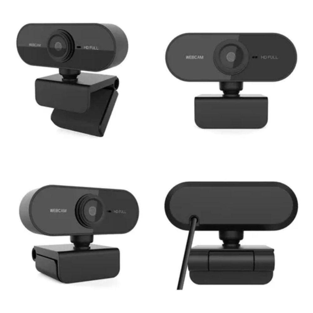 Full Hd 1080P Webcam Microfone Visão 360º Alta Resolução