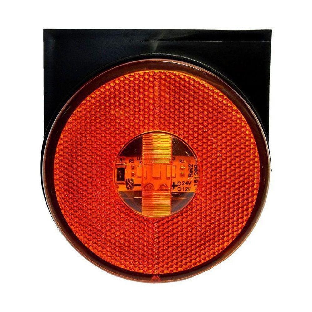 Kit 10 Lanternas Lateral Led Caminhão Carreta Com Suporte Am