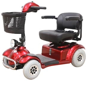 Scooter Elétrica Cadeira de Rodas Motorizada Freedom Mirage RX com Ré Vinho