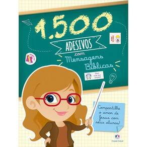 Livro 1500 Adesivos Com Mensagens Bíblicas