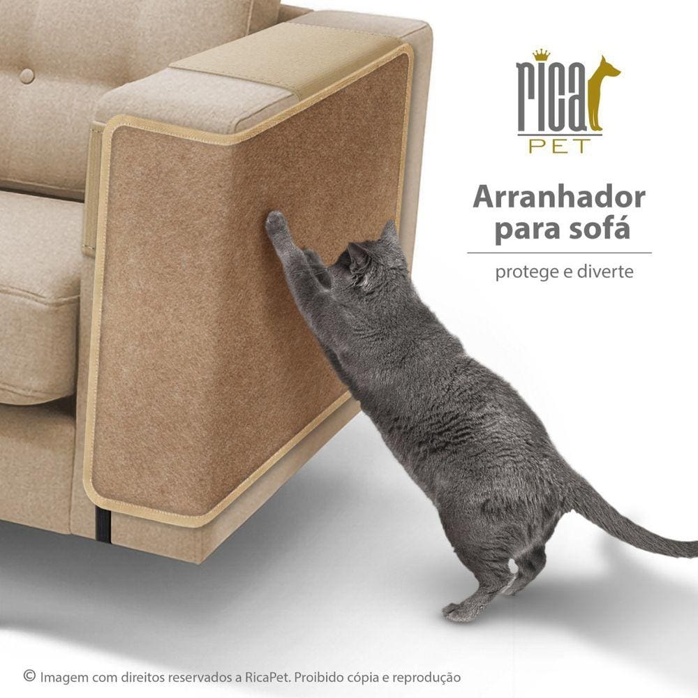 Arranhador De Gato E Protetor De Sofá - 2 Peças - Dir/esq