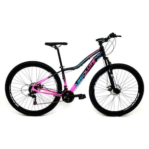 Bicicleta Absolute Hera Aro 29 Quadro 17 Alumínio preto e rosa 24V .