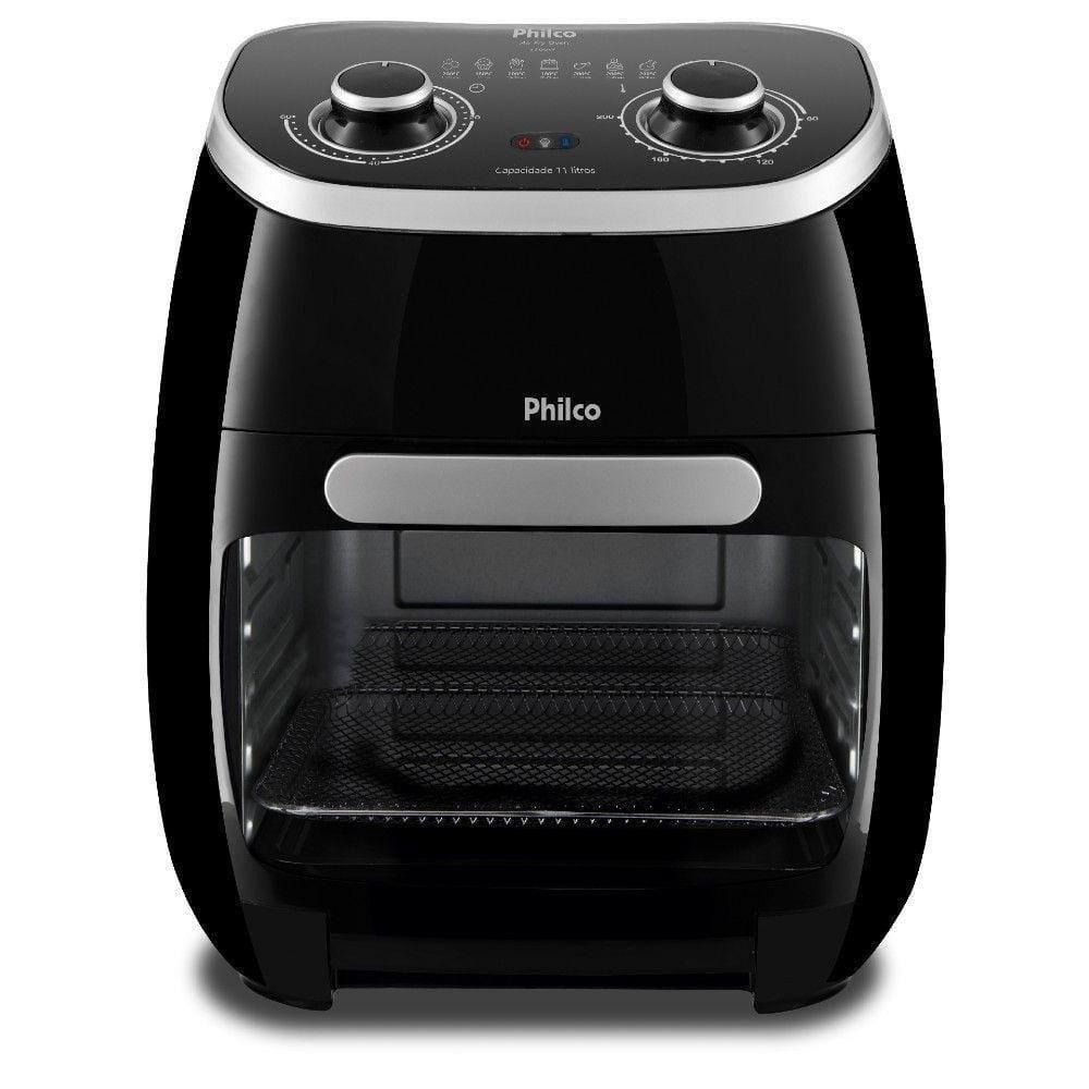 Fritadeira Elétrica Philco Air Fry Oven Sem Óleo PFR2000P Preto/Inox 127V