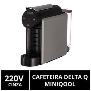 Cafeteira Cápsulas Delta Q, MiniQool, Cinza, 220V