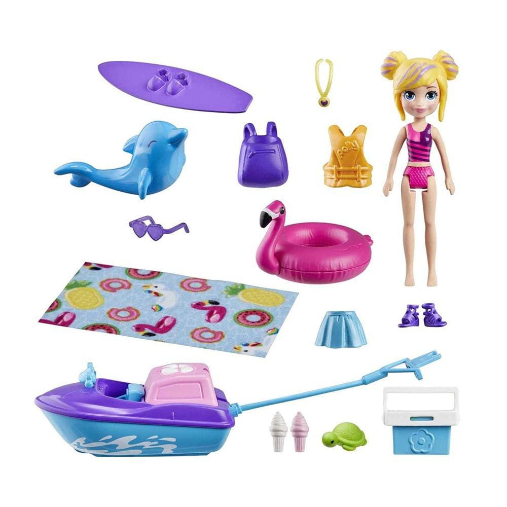 Conjunto e Boneca - Polly Pocket - Aventura Subaquática de Sereia