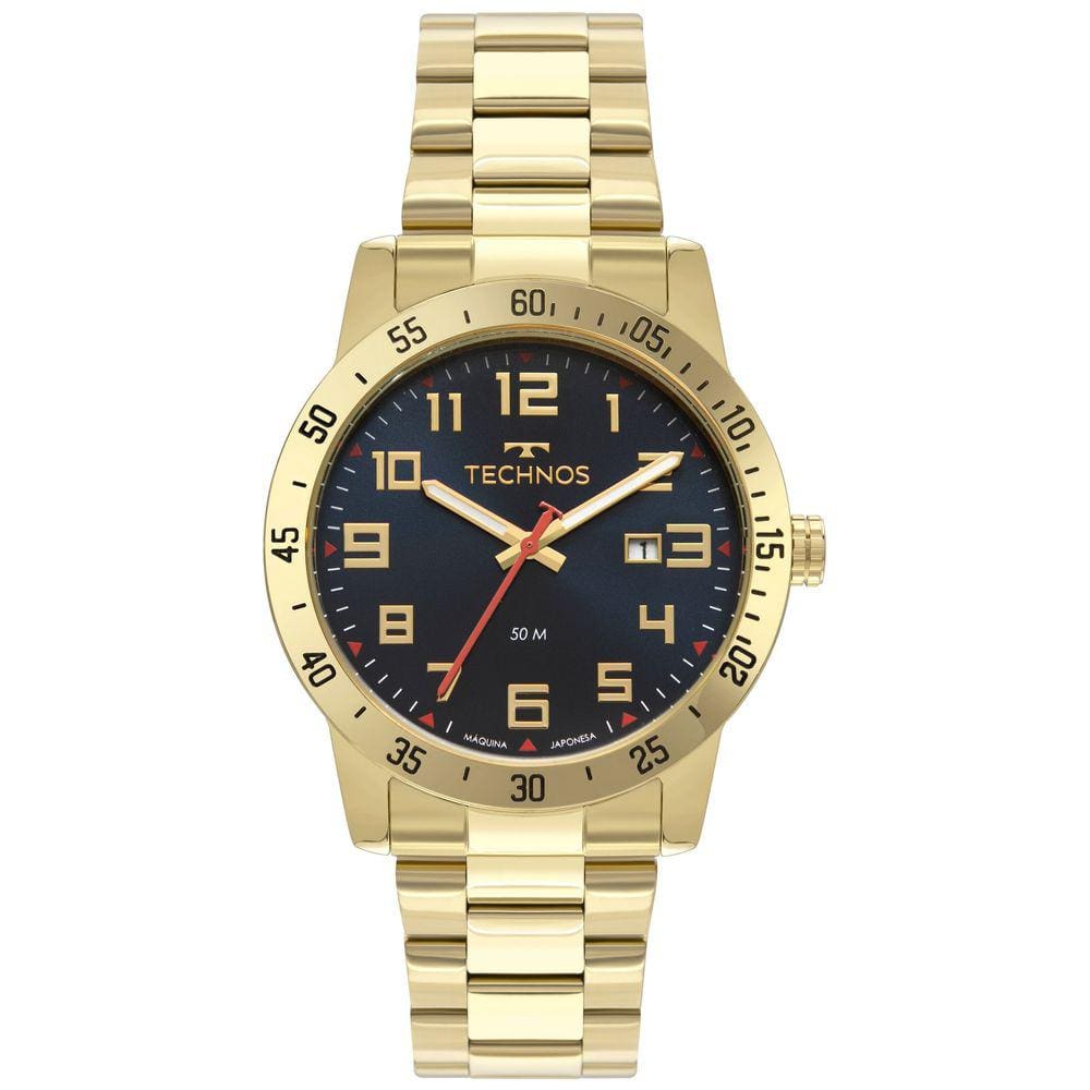 Relógio Technos Masculino Dourado 2115Nbo/1A