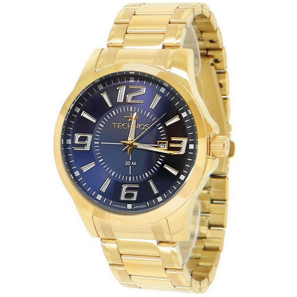 Relógio Technos Masculino Dourado 2115Nbi/1A