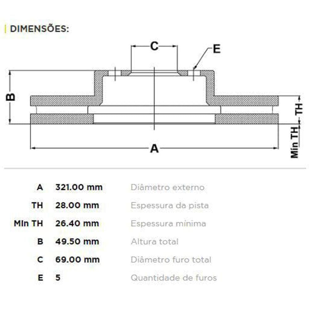 Disco Dianteiro Fremax Hyundai Veracruz 2007-2012 (UN)