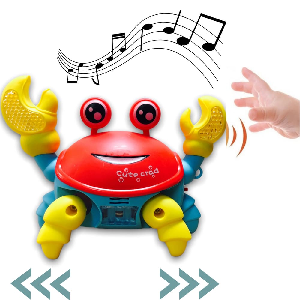 Caranguejo Que Anda Musical Infantil Brinquedo Interativo