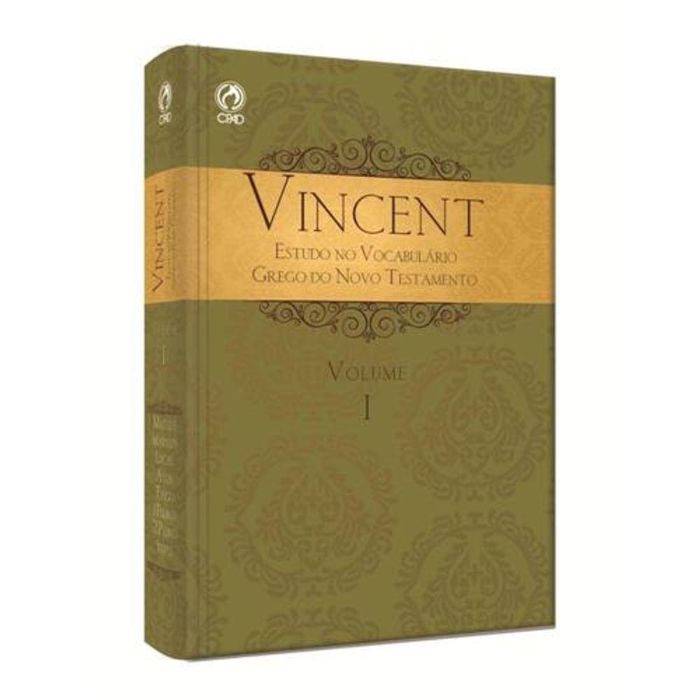 Vincent Estudo Do Vocabulário Grego Do NT 1 Vol