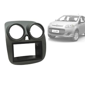 Moldura Fiamon 2 Din 2925 Fiat Palio Cor Grafite