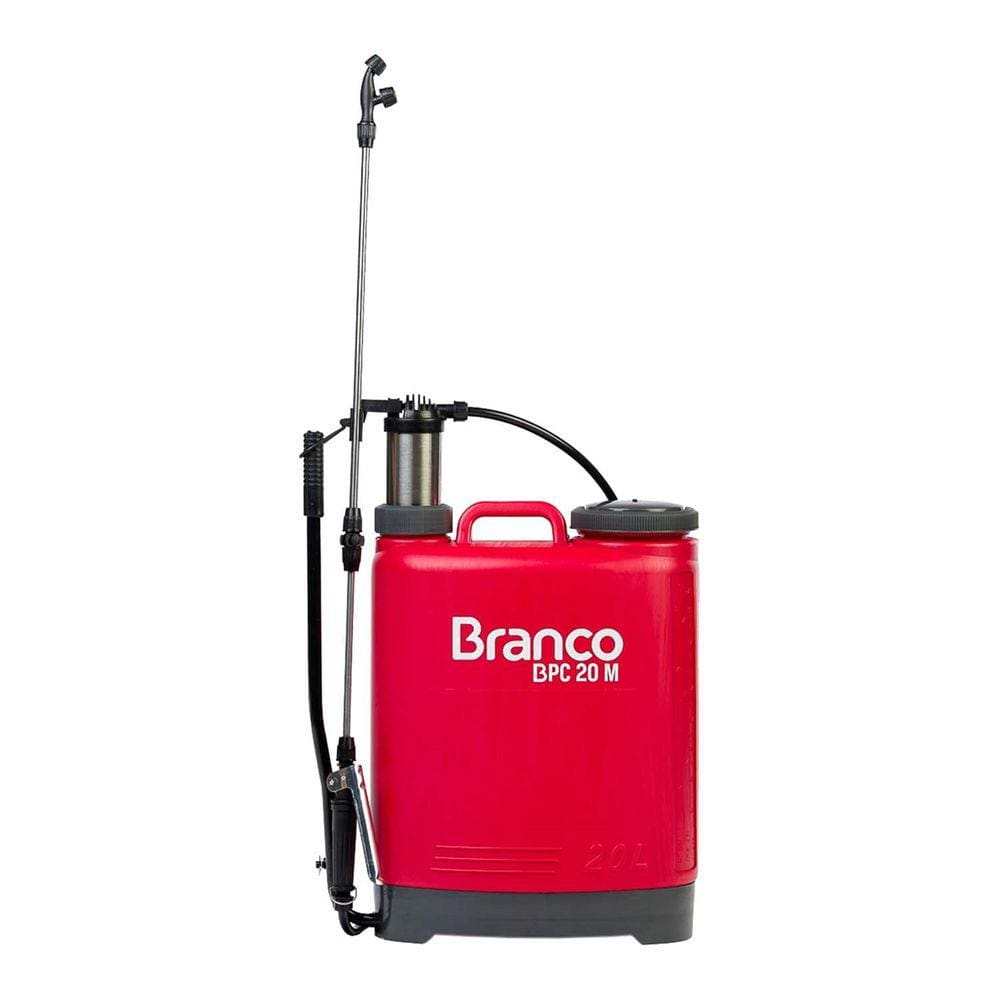 Pulverizador Costal Manual BPC 20m Branco Vermelho