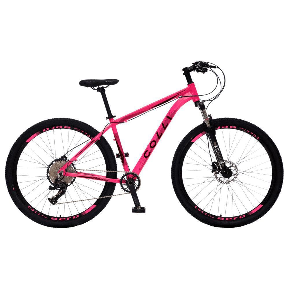 Bicicleta Colli Quadro em Alumínio 21 Marchas Aro 29 Freio a Disco Kit Shimano