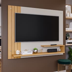 Painel para Tv até 50" Dunas Permobili Off White/Nature