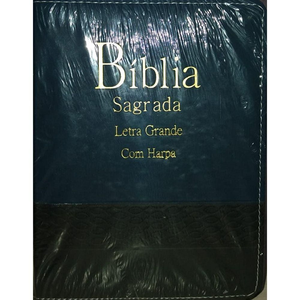 Biblia Tijolinho Bicolor L. Grande C. Harpa Peixinho