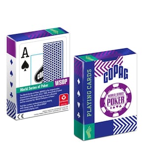 Baralho Poker WSOP 55 Cartas Azul - Copag