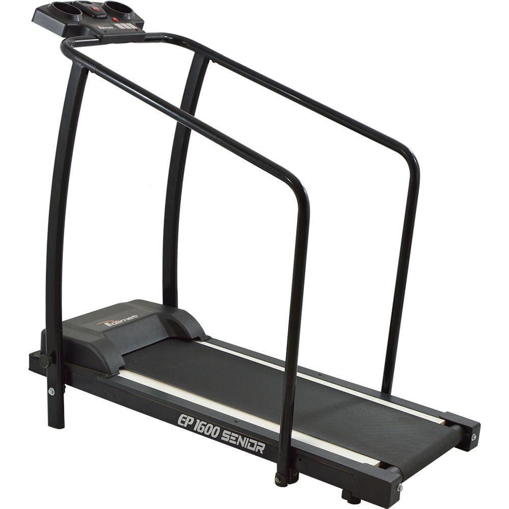 Esteira Eletrônica EP-1600 Sênior com Barra de Apoio Bivolt Monitor com 5 Funções Poli Sports