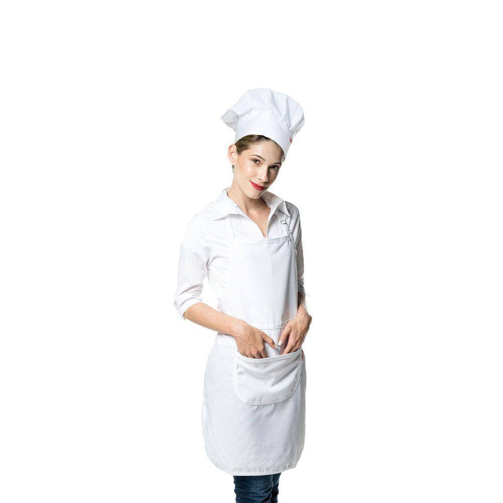 Chapéu Mestre Cuca Branco Toque Blanch Cozinheiros - Hook Classic &  Uniformes