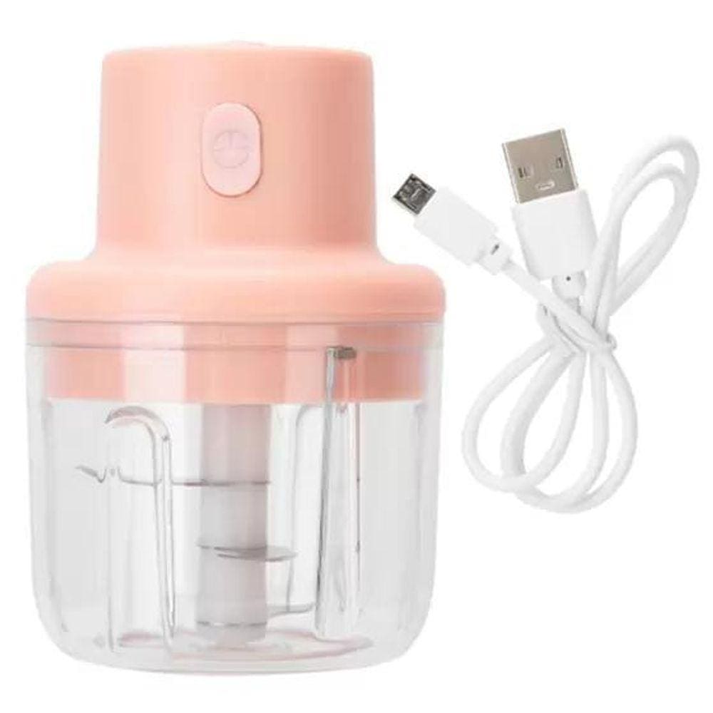 Mini Processador E Triturador De Alimentos Elétrico - 250Ml